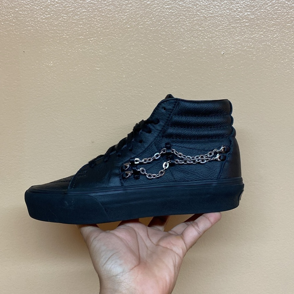 Vans Sk8 Hi Platform 2 Black Chain Links - Picture 10 of 16